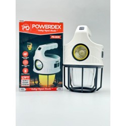 Powerdex PD-3535 Çift Işıklı Solar Şarjlı Kamp Lambası