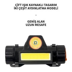 POWERDEX Şarjlı Mıknatıslı Kafa Lambası PD-6672