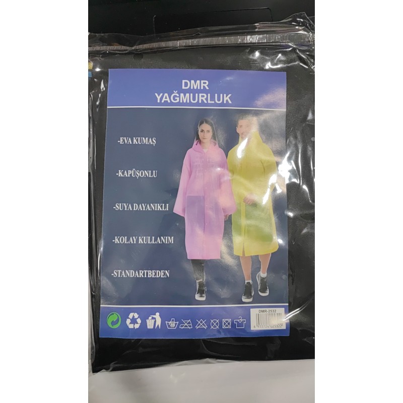 Dmr Renkli Yağmurluk