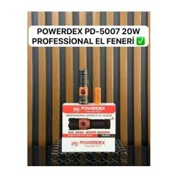 Powerdex PD-5007 Profesyonel Şarjlı 20W 1000 Lümen El Feneri