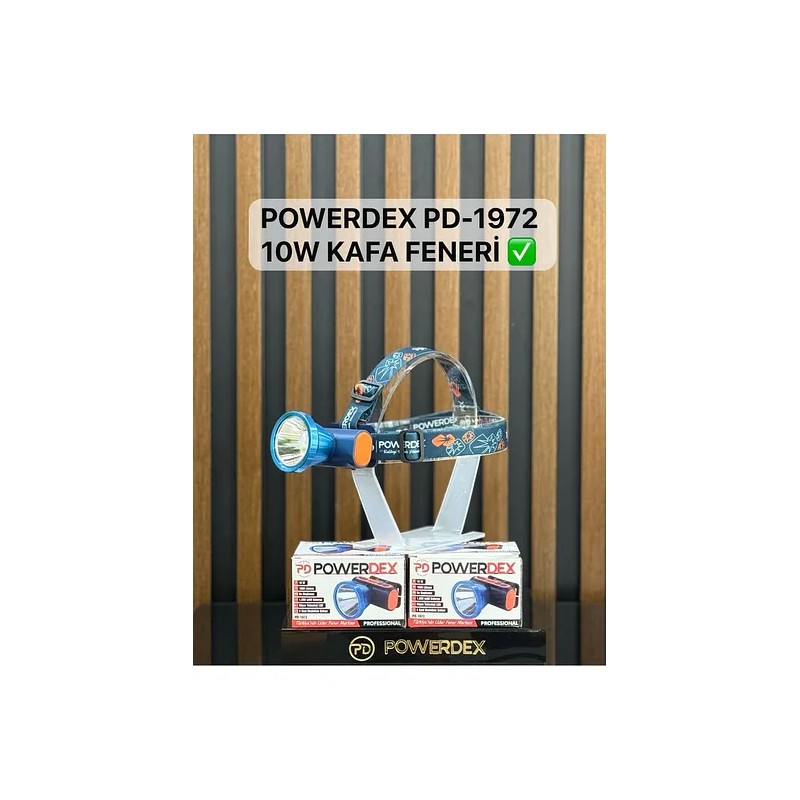 powerdex PD-1972 Şarjlı Kafa Feneri