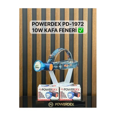 powerdex PD-1972 Şarjlı Kafa Feneri