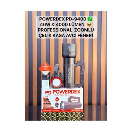 Powerdex PD-9400 Profesyonel El Feneri