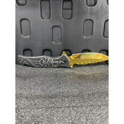 swat-554 kuru kafa kabartmalı işlemeli çakı