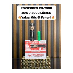 Pd-7000 30w & 3000 Lümen Profesyonel El Feneri