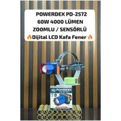Powerdex PD-2572 Profesyonel Kafa Lambası 60 Watt 4000 Lümen