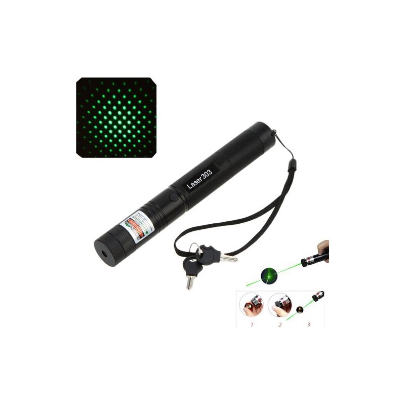 Yeşil Lazer Pointer 303 (1000Mw)